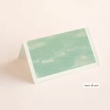 "Postcard from the Desert" - Place Cards in Sunset by Pink House Press - Folded Back of Card