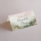 "Sweet Setting" - Place Cards in Carnation by Lindsay Megahed - Folded with Free Guest Printing