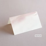 "Sweet Setting" - Place Cards in Carnation by Lindsay Megahed - Folded Back of Card