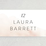 "Ethereal Bouquet" - Place Cards in Blush by Petra Kern - Detail