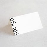 "Bad Dancing" - Place Cards in Dove by Amy Payne - Blank front