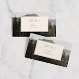 "Vintage Photo Frame" - Place Cards in Puddle by Katharine Watson - Front with Free Guest Printing