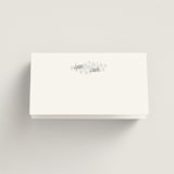 "A Thousand Years" - Place Cards in Classic White by Design Lotus - Blank front