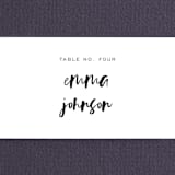 "Love Actually" - Place Cards in Onyx by Design Lotus - Detail