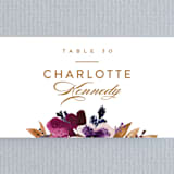 "Fall romance" - Place Cards in Jewelled by Creo Study - Detail
