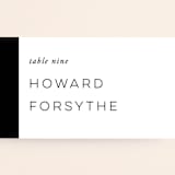"Basically" - Place Cards in Noir by 2birdstone - Detail