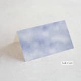"Misty trees" - Place Cards in Frost by Stacey Meacham - Folded Back of Card