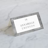 "set in stone" - Place Cards in Granite by raven erebus - Folded with Free Guest Printing