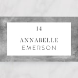 "set in stone" - Place Cards in Granite by raven erebus - Detail