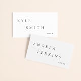 "The Minimalist" - Place Cards in Air by lulu and isabelle - Front with Free Guest Printing