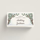 "Nature's Chapel" - Place Cards in Forest by Paper Sun Studio - Folded with Free Guest Printing