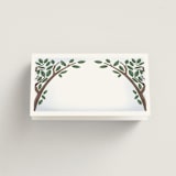 "Nature's Chapel" - Place Cards in Forest by Paper Sun Studio - Blank front
