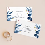"Paradise" - Place Cards in Seaside by Joanna Griffin - Front with Free Guest Printing