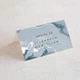 "swirl" - Place Cards in Celestial by Alethea and Ruth - Folded with Free Guest Printing