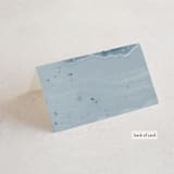 "swirl" - Place Cards in Celestial by Alethea and Ruth - Folded Back of Card