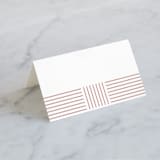 "Tara" - Place Cards in Blush by Kampai Designs - Blank front