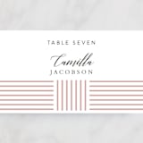 "Tara" - Place Cards in Blush by Kampai Designs - Detail