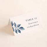 "Southern Comfort" - Place Cards in French Blue by Chris Griffith - Folded with Free Guest Printing