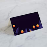 "Fire and Ice" - Place Cards in Fire by Jessica Corliss - Blank front