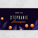 "Fire and Ice" - Place Cards in Fire by Jessica Corliss - Detail