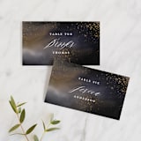 "Enchantment" - Place Cards in Smoke by iamtanya - Front with Free Guest Printing