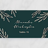 "Snippet" - Place Cards in Pine by Sarah Brown - Detail