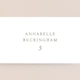 "New England" - Place Cards in Fern by Megan Davis - Detail