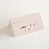 "Adora" - Place Cards in Dawn by Leah Bisch - Folded with Free Guest Printing