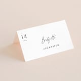 "requiem" - Place Cards in Zen by silverscreen studio - Folded with Free Guest Printing