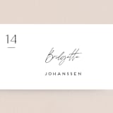 "requiem" - Place Cards in Zen by silverscreen studio - Detail