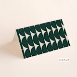 "Proposal" - Place Cards in Buff by Jack Knoebber - Folded Back of Card