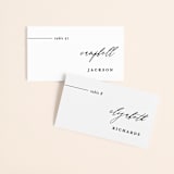 "Villa" - Place Cards in Pearl by Chryssi Tsoupanarias - Front with Free Guest Printing