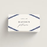 "watercolor azulejo" - Place Cards in Azure by Anastasia Makarova - Folded with Free Guest Printing