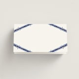 "watercolor azulejo" - Place Cards in Azure by Anastasia Makarova - Blank front