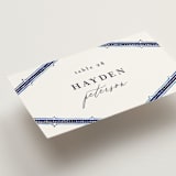 "watercolor azulejo" - Place Cards in Azure by Anastasia Makarova - Detail