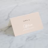"Romance" - Place Cards in Snowball by Anna Elder - Folded with Free Guest Printing