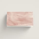 "First Love" - Place Cards in Blush by Pixel and Hank - Folded Back of Card