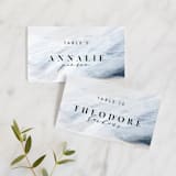 "wishful" - Place Cards in Tide by Kate Ahn - Front with Free Guest Printing