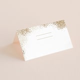 "Organic Dots" - Place Cards in Champagne by lena barakat - Blank front