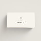 "Monumental" - Place Cards in Cotton by Jessie Steury - Folded with Free Guest Printing