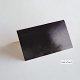 "Sweet Nothings" - Place Cards in Linen by Keen Peachy - Folded Back of Card