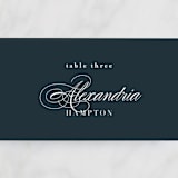 "Traditional" - Place Cards in Navy by lena barakat - Detail