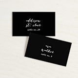 "Desire" - Place Cards in Cotton by Jennifer Postorino - Front with Free Guest Printing