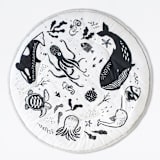 "Wee Gallery Ocean Playmat" - Play Mats in multicolor by Wee Gallery