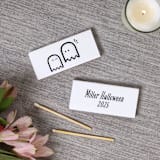 "Cute Ghost Couple Matchbox, set of 50" - Party Matches and Matchbooks in white by ForYourParty
