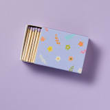 "Lavender Blossom Matchbox with Colorful Matchsticks" - Party Matches and Matchbooks in purple by Summer Hedglin