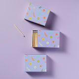 "Lavender Blossom Matchbox with Colorful Matchsticks" - Party Matches and Matchbooks in purple by Summer Hedglin