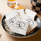 "Celestial Arrival Baby Matchbook, set of 50" - Party Matches and Matchbooks in white by ForYourParty