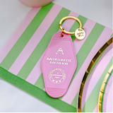 "Camp Bachelorette Stripe Cocktail Napkins - Set of 20" - Party Napkins in multicolor by Jollity and Co