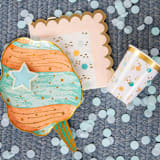 "Fun Fair Dinner Napkin, Square - Pack of 24" - Party Napkins in multicolorassorted-colors by MA FÊTE